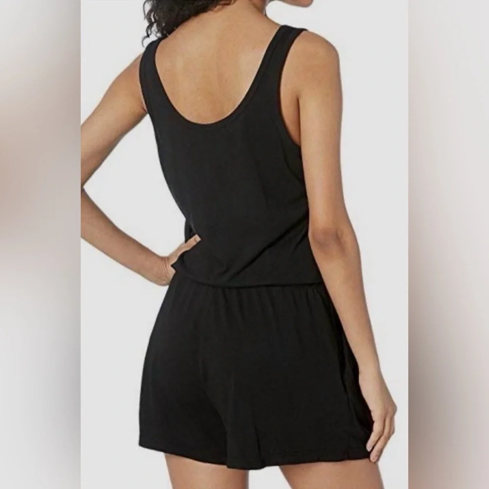 Michael Stars Black Sleeveless Romper